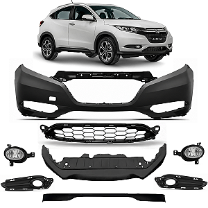 Parachoque Grade Milha Dianteiro Honda Hr-v 2015 2016 2017 2018 71101T7AZZ00 71103T7JH00 71102T7JH00