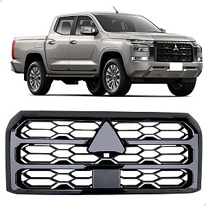 Grade Superior Dianteira Mitsubishi L200 Triton Black Piano 2026 2027 Novo