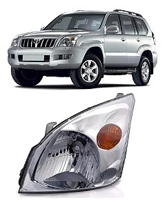 Farol Land Cruiser Prado 2003 2004 2006 2007 2008 Esquerdo 36598745
