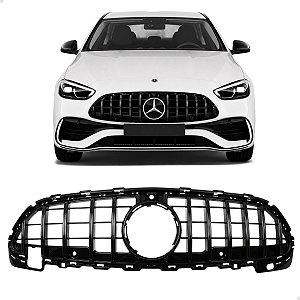 Grade Dianteira Amg Gtr Black Piano Mercedes C200 2021 2026