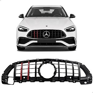 Grade Superior Dianteiro AMG Mercedes C200 C300 2020 2021 2022 2023 2024 2025 2026 Novo