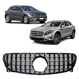 Grade Superior Dianteiro Gtr Amg Black Piano Mercedes Gla200 Gla250 2014 2015 2016 2017 Novo