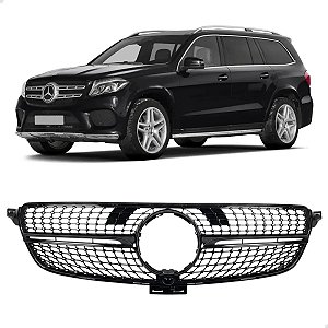 Grade Dianteira Superior Diamond Black Piano Gle350 2016 2017 2018 A1668880460 Novo