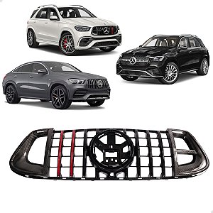 Grade Dianteira Superior AMG Carbono Gle450d Gle53 Gle63 AMG 2020 2021 2022 2023 2024 2025 2026 Novo