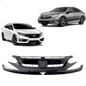 Grade Dianteira Black Piano Honda Civic G10 2017 18 20 2021 71121TETH51