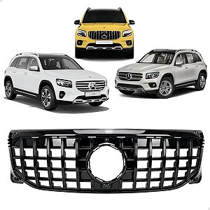 Grade Dianteira Superior Black Piano AMG Mercedes GLB200 2020 2021 2022 2023 2024 2025 A2478887201