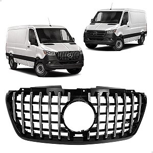 Grade Superior Dianteiro Cromada AMG Mercedes Sprinter 2020 2021 2022 2023 2024 2025 2026 2027 Novo
