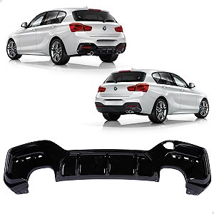 Spoiler Traseiro Black Piano BMW 125i M135i M140i 2016 2019 51128060304, 51128060303