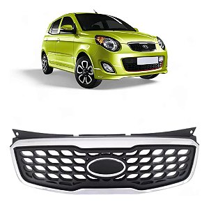 Grade Parachoque Dianteiro Picanto 2009 2010 2011 Cromada