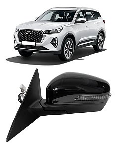 Retrovisor Chery Tiggo 7 Pro 2021 2022 2023 2024 Lado Esquerdo 601000053AA