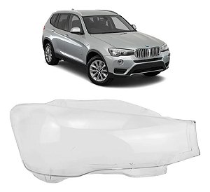 Lente Do Farol Passageiro Bmw X3 F25 2014 2015 2016 2017 BX5145611379
