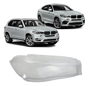 Lente Do Farol Passageiro Bmw X5 X6 2014 2015 2016 2017 Novo BX14963514968