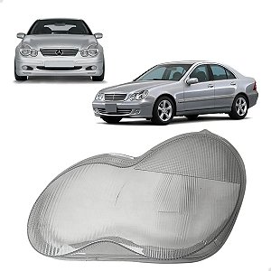 Lente Farol Esquerdo Mercedes C180 C200 C320 2001 02 06 2007 1305235456