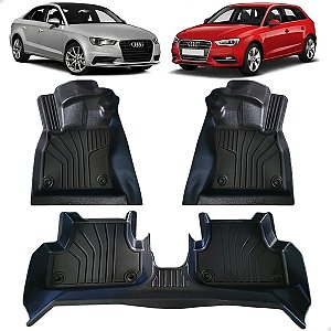 Tapete Interno Acabamento Audi A3 S3 2013 2014 16 17 18 2019