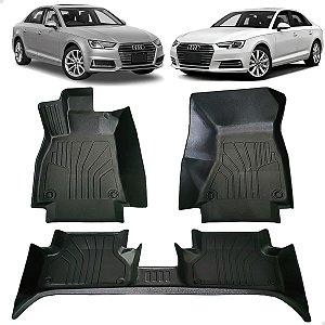 Tapete Interno Acabamento Audi A4 2017 2018 2019 Novo Preto