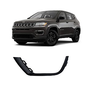 Friso Moldura Grade Milha Esquerdo Jeep Compass 2017 2018 2019 2020 2021 7894754323385