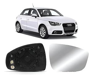 Base Lente Espelho Retrovisor Audi A1 2011 2012 2013 2014 2015 2016 2017 2018 Direito