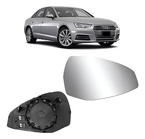 Base Lente Espelho Retrovisor Audi A4 2016 2017 2018 2019 Direito