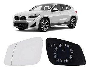 Base Lente Espelho Retrovisor Bmw X2 2018 2020 2021 Esquerdo
