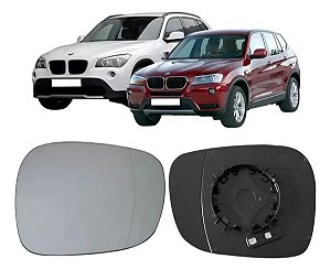 Base Lente Espelho Retrovisor Bmw X1 X3 2009 2010 2011 2012 2013 2014 Esquerdo