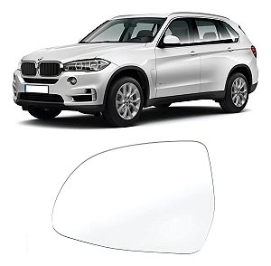Base Lente Espelho Retrovisor Bmw X5 2014 2016 2018 Esquerdo