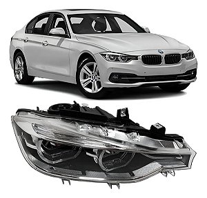 Farol Principal Angel Eyes Bmw 320i 2016 2017 2018 Esquerdo