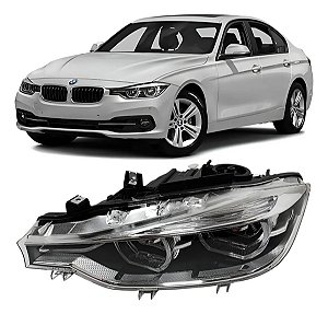 Farol Led Angel Eyes Bmw 320i 2016 2017 2018 Esquerdo