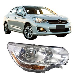 Farol Led Citroen C4 Lounge 2013 2014 2015 2016 Direito