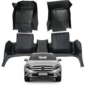 Jogo de Tapete Interno Bandeja 3 Peças Mercedes Gla200 Gla250 2015 2018 2020
