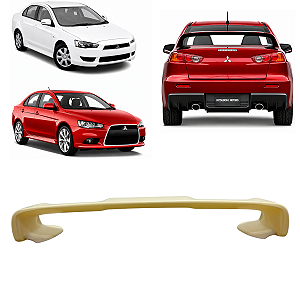 Aerofólio Tampa Porta Malas Traseiro Mitsubishi  Lancer 2010 2011 2013 2015 2016 2017 2018 2019 Novo