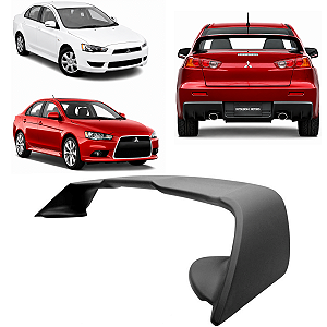 Aerofólio Tampa Porta Malas Traseiro Mitsubishi  Lancer 2010 2011 2013 2015 2016 2017 2018 2019 Novo