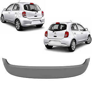 Aerofolio Tampa Porta Malas Traseiro Nissan March 2012 2013 2014 2015 2016 2017 2018 2019 Novo
