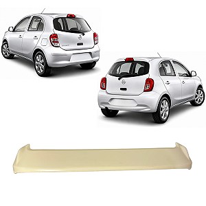 Aerofolio Tampa Porta Malas Traseiro Nissan March 2012 2013 2014 2015 2016 2017 2018 2019 Novo