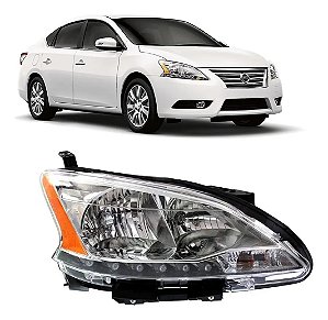 Farol Led Nissan Sentra 2014 2015 2016 Lado Direito Novo