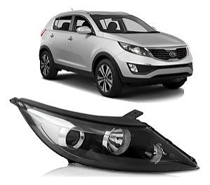 Farol Sportage Elétrico 2011 2012 2013 2014 2016 Direito