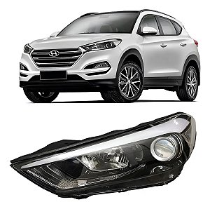 Farol New Tucson 2018 2019 2020 2021 Esquerdo Sem Led