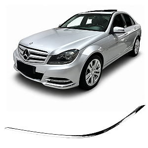 Friso Dianteiro Cromado Mercedes C180 2011 2012 Esquerdo