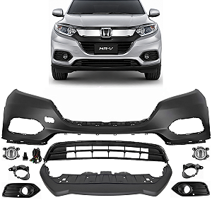 Parachoque Dianteiro Grade Inferior Farol Milha Spoiler Honda Hrv Hr-v 2019 2020 2021