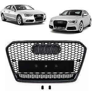 Grade Superior Friso Black Piano Dianteiro Audi A5 2012 2013 2014 2015 2016 8T0853651