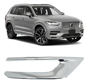 Friso Cromado Grade Milha Xc90 2020 2021 2022 2024 Direito