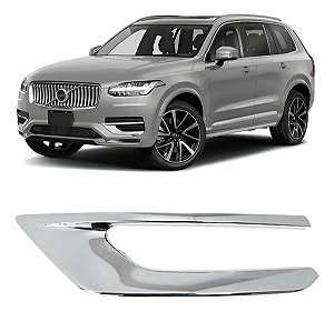 Friso Cromado Grade Milha Xc90 2020 2021 2022 2024 Esquerdo