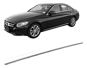 Friso Porta Dianteira Mercedes C180 2015 2016 2018 Esquerdo