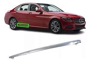 Friso Porta Traseira Mercedes C180 C300 2015 2018 Direito