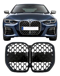 Grade Colmeia Bmw 420i 430i M440i 2021 2022 2023 Black Piano