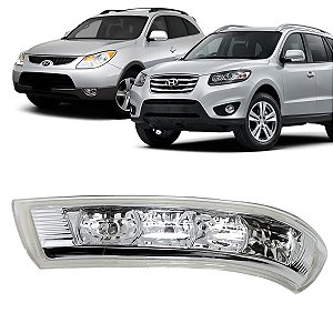 Pisca Seta Retrovisor Veracruz Santa Fé 2007 2008 2009 2010 2011 2012 2013 Esquerdo Motorista Novo