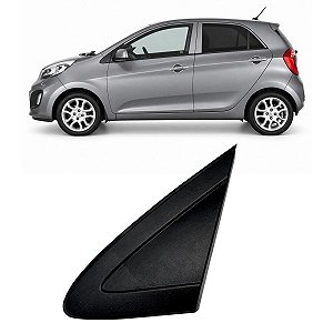 Friso Moldura Retrovisor Picanto 2012 2013 2014 2015 2016 2017 Esquerdo Motorista Novo