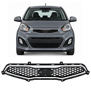 Grade Dianteira Superior Friso Cromado Picanto 2012 2013 2014 2015 Novo