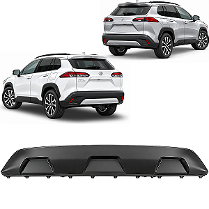 Aplique Moldura Spoiler Traseiro Toyota Corolla Cross 2021 2022 2023 2024 2025 2026 2027 Novo