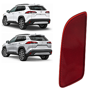 Refletor Traseiro Toyota Corolla Cross 2021 2022 2023 2024 2025 2026 2027 Esquerdo Motorista Novo