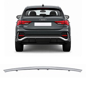 Friso Acabamento Traseiro Audi Q3 2022 2023 2024 Central Novo